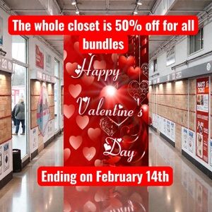 BUNDLE 2 or MORE ITEMS FOR A 50% OFF -LIMITED TIME ONLY